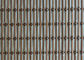স্টেইনলেস স্টীল আর্কিটেকচারাল জাল কাপড় 2mm ওজন ব্যাস কফি রঙ