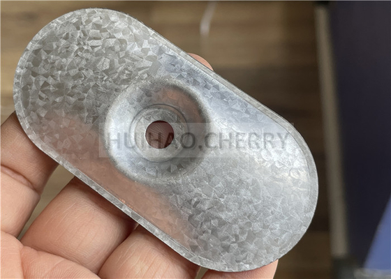 গ্যালভ্যালুম স্টিল আইসোলেশন স্ট্রেস প্লেট 82x40 মিমি ছাদ ঝিল্লি জন্য