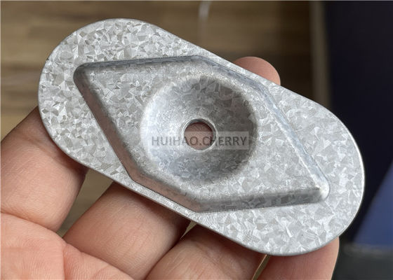 গ্যালভ্যালুম স্টিল মেটাল সিম প্লেট 82x40 মিমি ছাদ ফাস্টেনার