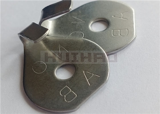 অপসারণযোগ্য বিচ্ছিন্নতা প্যাডের জন্য 4 1⁄2 "X 14 গজ স্টেইনলেস স্টীল ল্যাসিং অ্যাঙ্কর