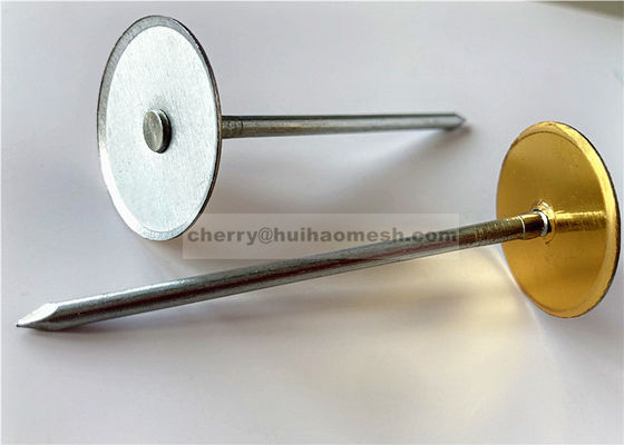 HVAC শীট মেটাল হাউজিংয়ের জন্য 2.7x25mm নিরোধক সিডি ওয়েল্ড পিন কম কার্বন ইস্পাত