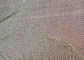 বিচ্ছিন্নতা প্রাচীর পর্দা জন্য স্বর্ণের রং সঙ্গে স্থাপত্য Drapery মেটাল রিং মেষ