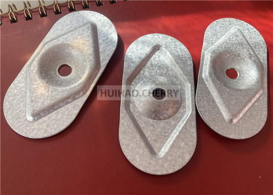 গ্যালভ্যালুম স্টিল আইসোলেশন স্ট্রেস প্লেট 82x40 মিমি ছাদ ঝিল্লি জন্য