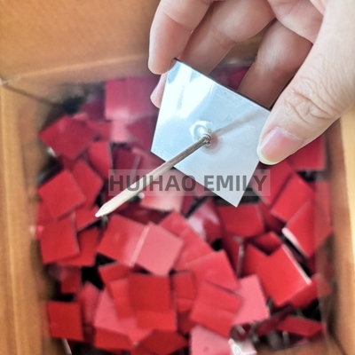50x50 মিমি বেস প্লেট স্ব-আঠালো নিরোধক বাহ্যিক প্রাচীর নিরোধক জন্য হ্যাঙ্গার পিন