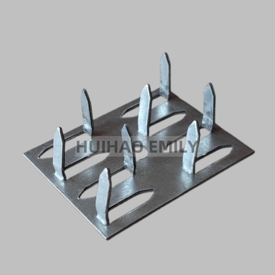 50mmx38mm অ্যাকোস্টিক প্যানেল বিচ্ছিন্নতা 8 পিন সঙ্গে impaling ক্লিপ