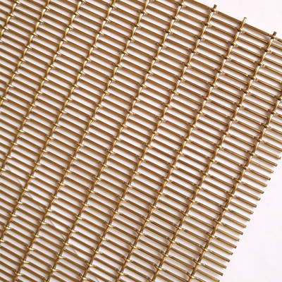 স্টেইনলেস স্টীল ব্রাস ওয়্যার জাল 2mm রড 5mm পিচ