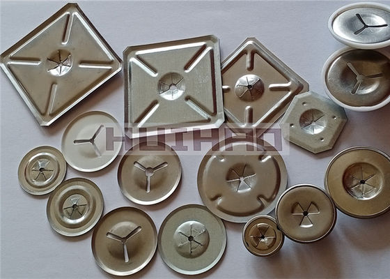 1-1/2 "38 মিমি গোলাকার সমতল স্ব-লকিং ওয়াশার স্টেইনলেস স্টীল 304 12 গজ তাপ নিরোধক পিনগুলি বন্ধ করার জন্য