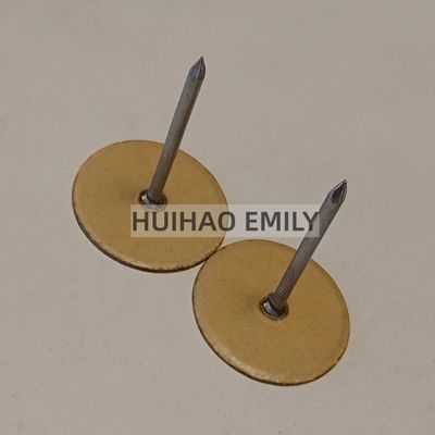 50 মিমি গ্যালভানাইজড স্টিল কাপ হেড ওয়েল্ড পিন, যা তৈরি করা অংশে ইনসুলেশন সুরক্ষিত করতে ব্যবহৃত হয়