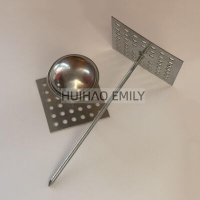 গ্যালভানাইজড ইস্পাত ছিদ্রযুক্ত বেস ইনসুলেশন স্পিন্ডেল পিন মেরিন মেরামতের জন্য