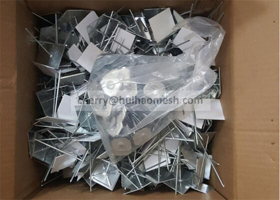 63.5 মিমি গ্যালভানাইজড স্টিল স্ব-স্টিক আইসোলেশন পিনগুলি ফোম আইসোলেশন প্যানেল ইনস্টল করার জন্য