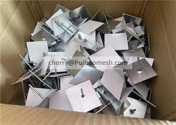 জিংক প্লাস্টিক স্টীল প্রাচীর বা সিলিং নিরোধক পিন এবং ওয়াশার (63 মিমি দীর্ঘ) আঠালো (আঠালো) বেস সহ