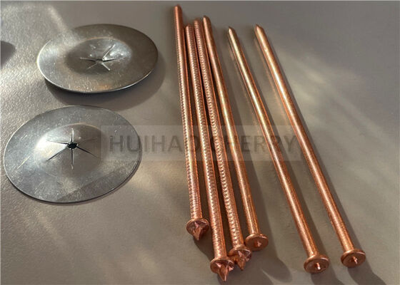 Copper Plated Steel spot weld insulation pins 3x125mm For Marine Sound And Heat Insulation
