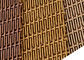 Crimped টাইপ PVD স্টেইনলেস স্টীল মরীচি সজ্জিত বোনা মেষ পিচ 2.5mmx5.4 মিমি