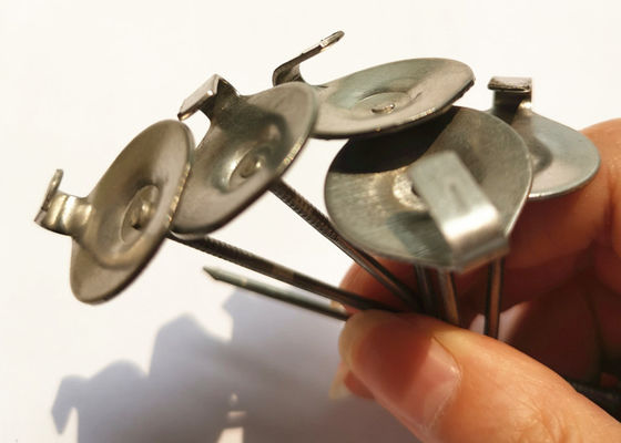 স্টেইনলেস স্টিল দস্তা লেপযুক্ত ধাতু নিরোধক অ্যাঙ্কর পিনগুলি তাপীয় এক্সহস্ট কম্বলগুলির জন্য ব্যবহৃত হয়