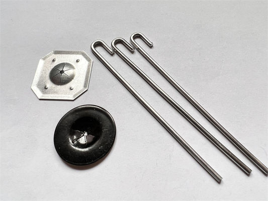 32mm অ্যালুমিনিয়াম সেলফ লকিং স্পিড ক্লিপ ফিক্সিং ওয়েল্ড ওয়্যার মেশ সোলার প্রুফিং এর জন্য
