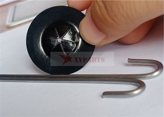 স্টেইনলেস স্টীল 2.0mm Dia সৌর প্যানেল ক্লিপ পাখি প্রুফিং তারের জাল নিরাপদ করতে
