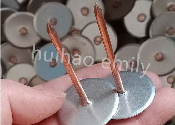 38mm তামা লেপযুক্ত কুপেড হেড ওয়েল্ড পিন ইনসুলেশন ডকওয়ার্ক জন্য