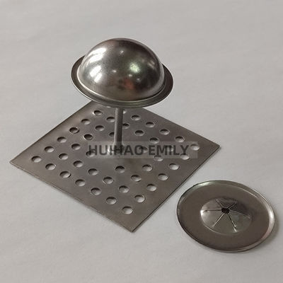 50mmx50mm স্ব-লকিং ওয়াশারের সাথে ছিদ্রযুক্ত বেস আইসোলেশন হ্যাঙ্গার পিন