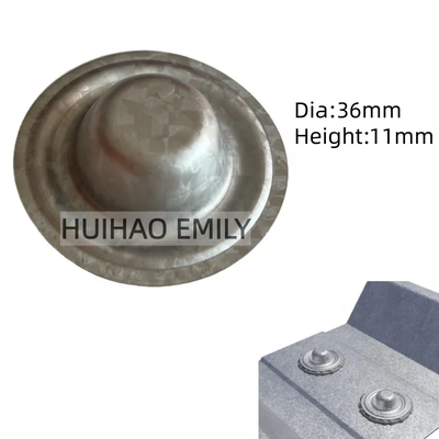 ঢেউতোলা ছাদের শীটের জন্য 36mm জলরোধী ধাতু ছাদ স্ক্রু ক্যাপ কভার ওয়াশার