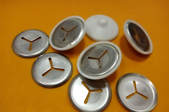 38 মিমি স্ব-লকিং আইসোলেশন পিন এবং ক্লিপগুলি সমুদ্রের তাপীয় নিরোধক বন্ধন কাজের জন্য প্লাস্টিকের লেপযুক্ত বা ছাড়াই