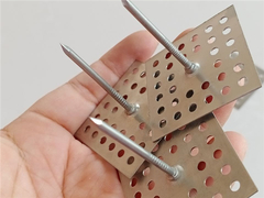 HUIHAO কাস্টম স্বয়ং লকিং ওয়াশার সঙ্গে ছিদ্রযুক্ত বিচ্ছিন্নতা হ্যাঙ্গার HVAC নালী বিচ্ছিন্নতা জন্য ব্যবহৃত W