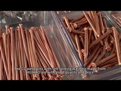 সিডি পিন ওয়েল্ডারের সাথে ব্যবহার করা সিডি আইসোলেশন ওয়েল্ডিং পিনগুলি সামুদ্রিক শব্দের বিচ্ছিন্নতার জন্য ব্যবহৃত হয়